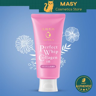 Sữa Rửa Mặt Senka Perfect Whip Collagen In Chống Lão Hóa 120g