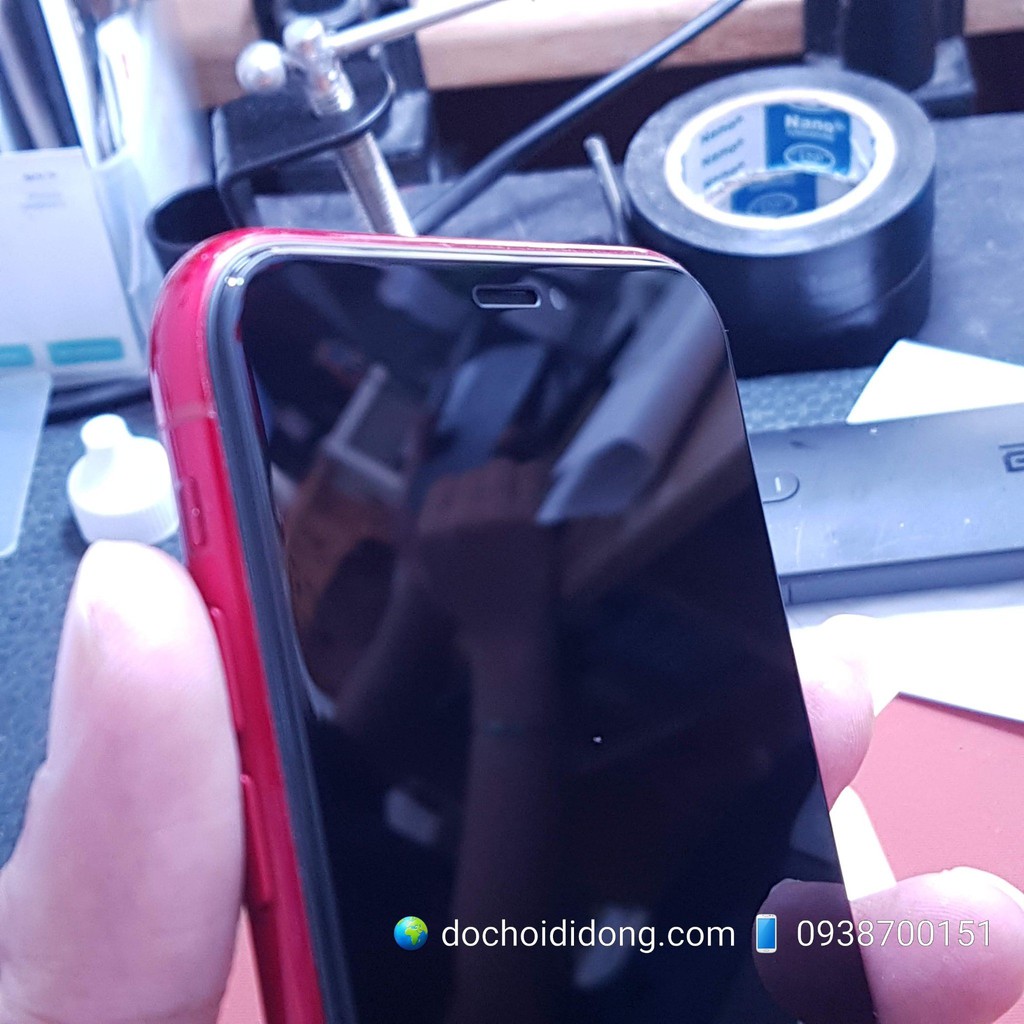 Miếng dán cường lực chống nhìn trộm iPhone XR Baseus chính hãng full màn hình