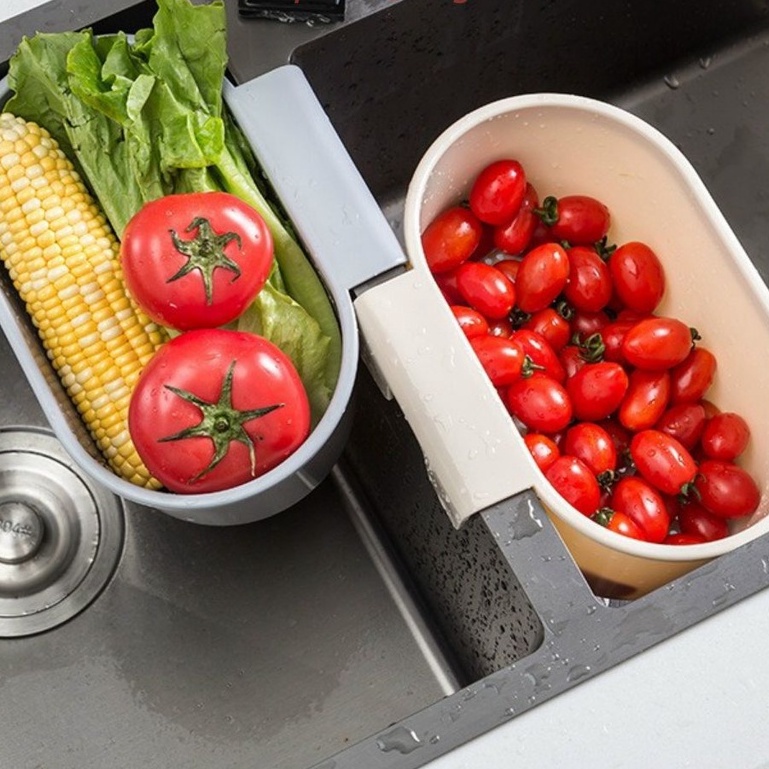 Khay Lọc Rác Bồn Rửa Bát, Rổ Nhựa Gắn Bồn Rửa Chén Đa Năng Nhiều Mẫu, Khay Lọc Rác Bầu Dục Thông Minh Sạch Sẽ Tiện Lợi