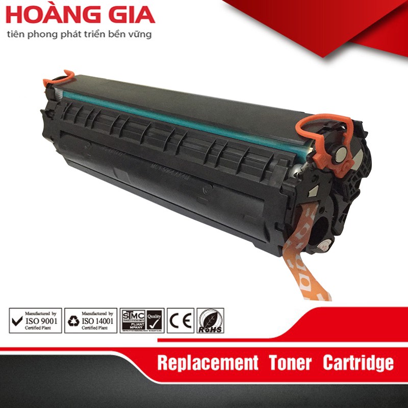 HỘP MỰC 12A - HỘP MỰC MÁY IN CN 2900, CÓ LỖ ĐỔ MỰC THẢI VÀ NẮP ĐỔ MỰC VÀO