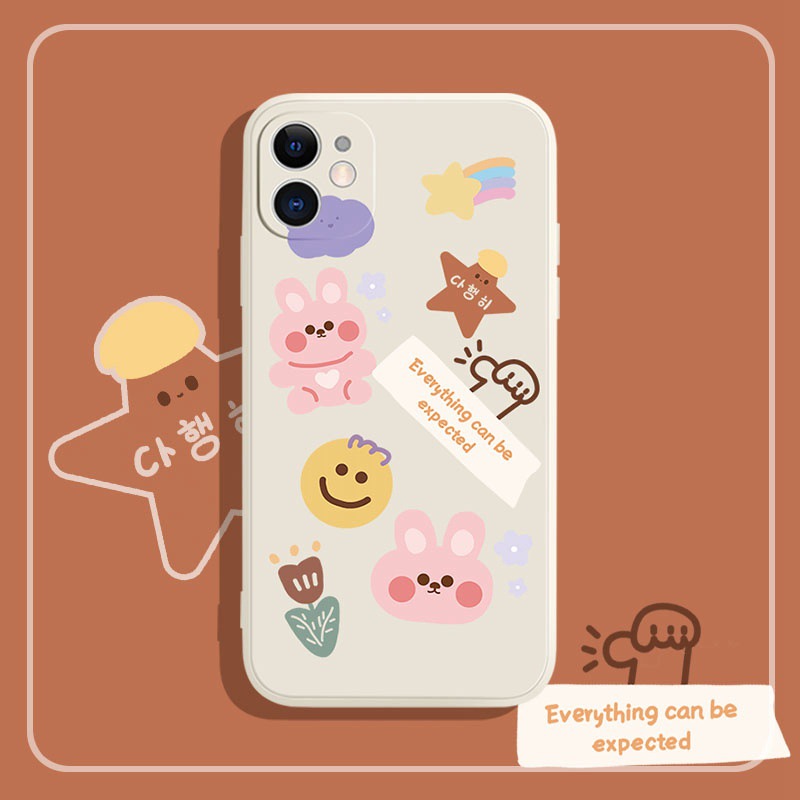 Ốp lưng iphone Ốp điện thoại con thỏ cho iphone 6/6plus/6s/6splus/7/7plus/8/8plus/x/xr/xs/11/12/pro/max/plus/promax/12promax/12mini Dinuo case