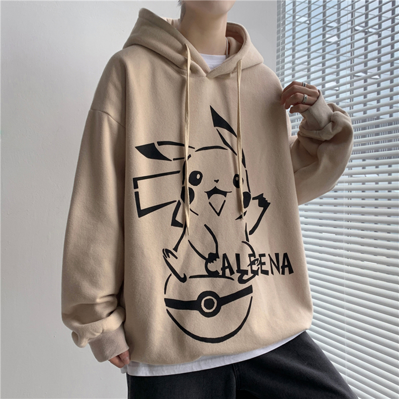 Áo Hoodie Dáng Rộng In Hình Pikachu Thời Trang Cho Nam / Nữ | BigBuy360 - bigbuy360.vn