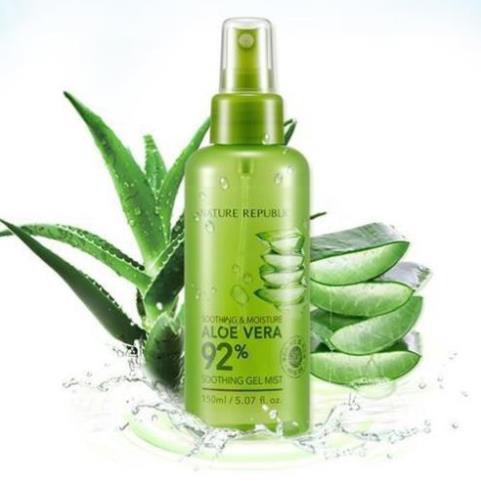 (VÔ ĐỊCH GIÁ) Xịt Khoáng Giải Nhiệt Cho Da Nha Đam Aloe Vera 92%