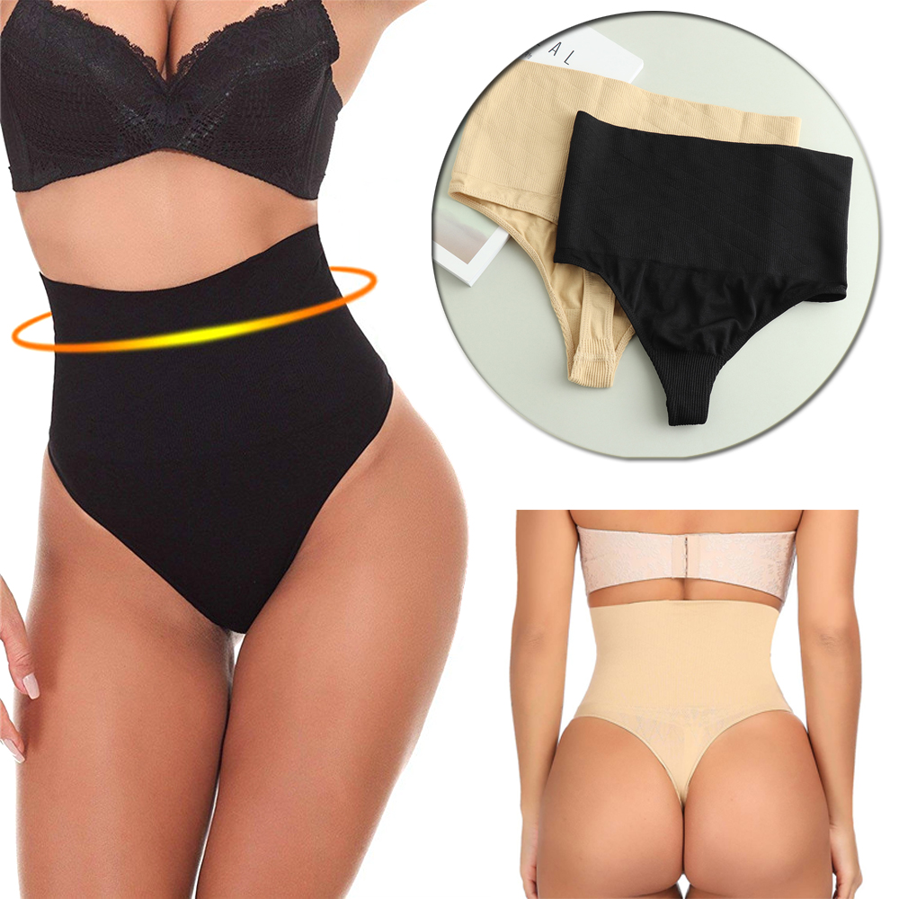 ❤LANSEL❤ Women Thong G-string  Wedding Dress Cincher Briefs Slimming Waist Trainer Pulling Underwear Plus Size Seamless Butt Lifter Shapewear  Tummy Control Panties Body Shapers /Multicolor