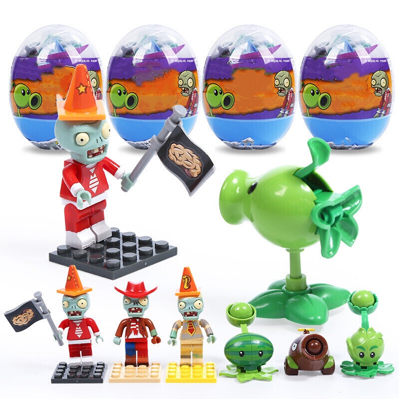 Bộ đồ chơi lắp ráp Plants vs Zombies Egg