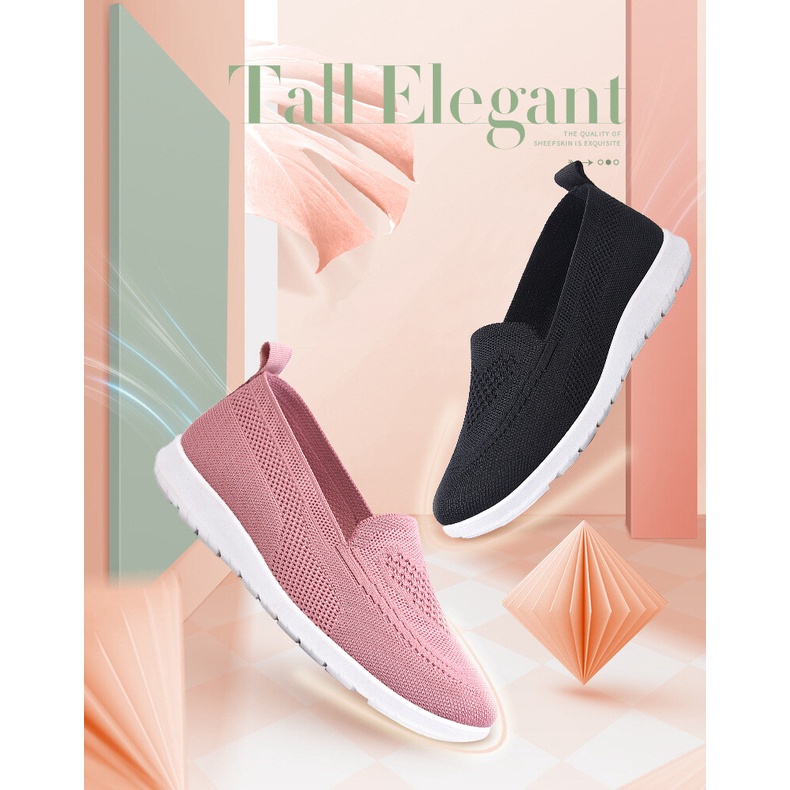 Giày Thể Thao CHZK Iss549 Thiết Kế Thoáng Khí Thoải Mái Cho Phụ Nữ Trung Niên 2023