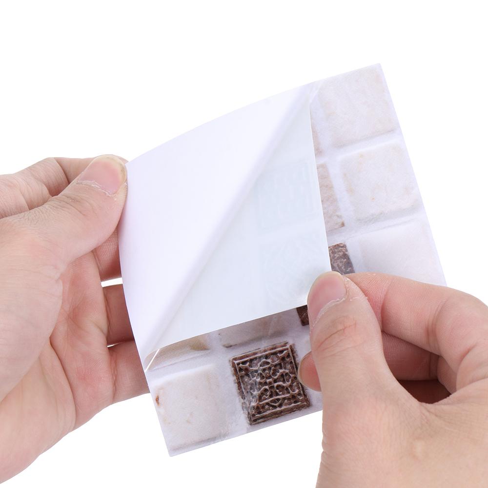 Miếng Dán Tường Giả Gạch Tự Dính Trang Trí Nhà Cửa Kat1
