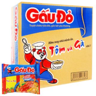 MÌ GẤU ĐỎ THÙNG 30 GÓI