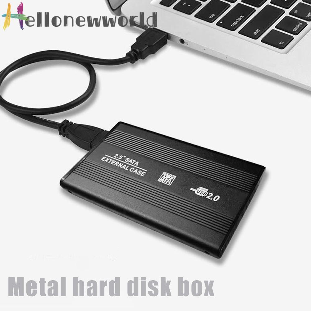 Hộp Đựng Ổ Cứng Sata Usb 2.0 2.5 Inch Bằng Hợp Kim Nhôm | BigBuy360 - bigbuy360.vn