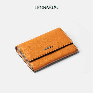 Ví đựng thẻ Card Holder Lucy da Mill mềm mại thương hiệu Leonardo