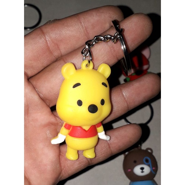 1 chiếc móc khóa bằng nhựa đặc hình nhân vật phim hoạt hình