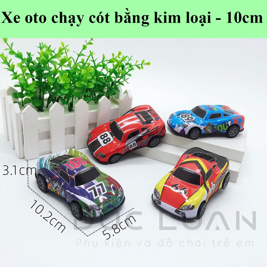 Xe Ô tô đồ chơi chạy cót - Xe oto đồ chơi bằng hợp kim - Size 10x6cm