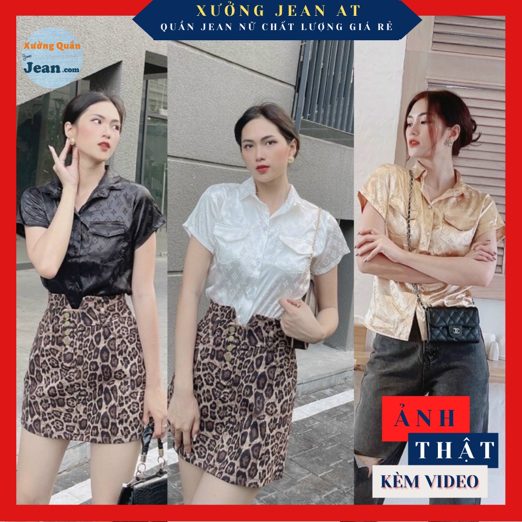 Áo sơ mi tay ngắn nữ 3 màu 743