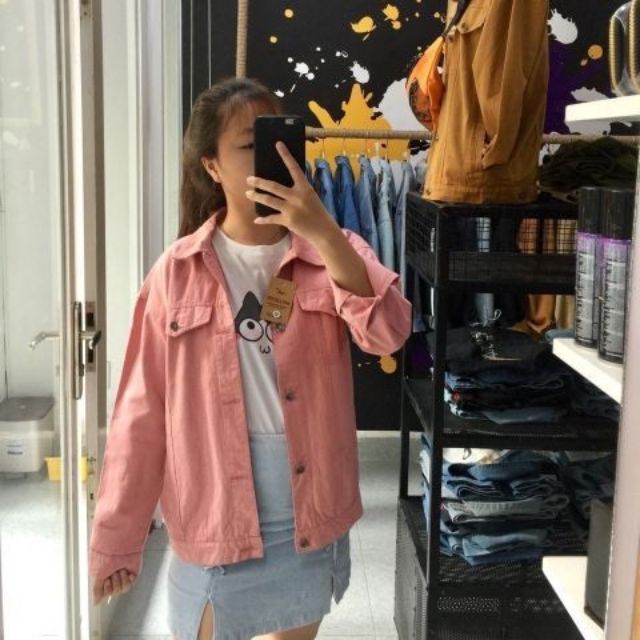 ÁO KHOÁC KAKI UNISEX HÌNH THẬT 100% SIÊU CẤP