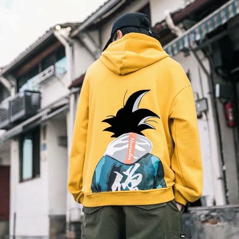 Áo Hoodie In Hình Dragon Ball Phong Cách Nhật Bản Cá Tính