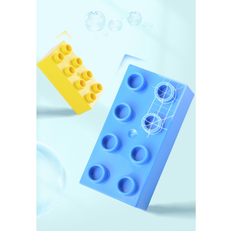 Bộ xếp hình tương thích LEGO Duplo - loại gạch lớn của GoRock