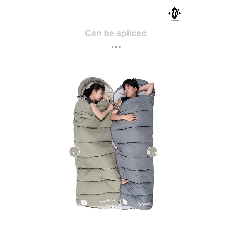 Túi ngủ cotton có mũ trùm đầu NatureHike NH20MSD02
