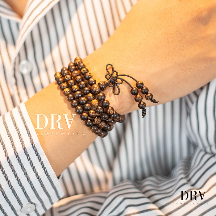 📿 Chuỗi Vòng Tay Trầm Hương Sánh Chìm 108 Hạt (6mm), Trang Sức Phong Thủy Cầu Bình An | BigBuy360 - bigbuy360.vn