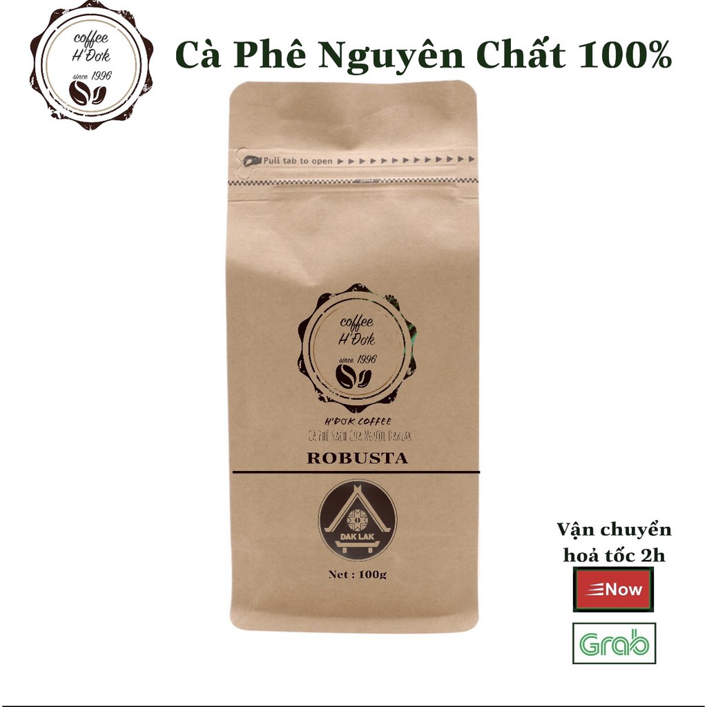 Cà Phê ROBUSTA DakLak Rang Mộc Nguyên Chất 100%, Không Tạp Chất, Thơm Ngon, Kích Thích Sáng Tạo Gói 100g và Gói 50g | BigBuy360 - bigbuy360.vn