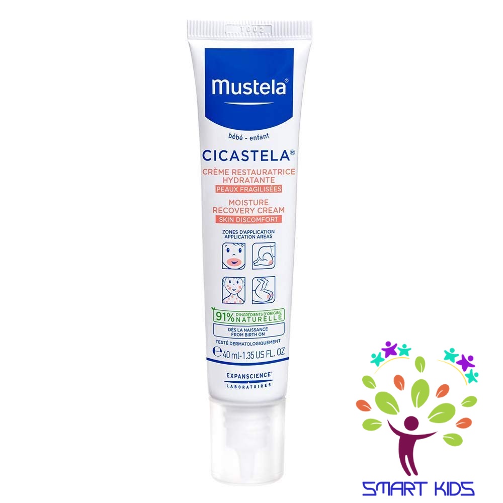 Kem Phục Hồi Độ Ẩm Đa Năng Mustela Cicastela Moisture Recovery Cream 40ml