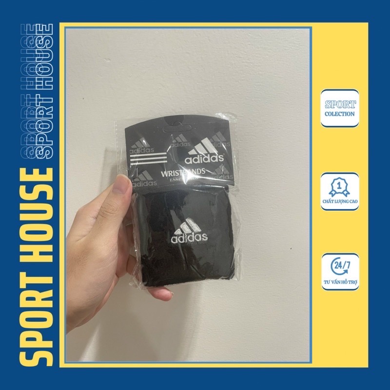 Băng đô cổ tay thể thao Wristband Adidas, băng cổ tay thấm hút mồ hôi