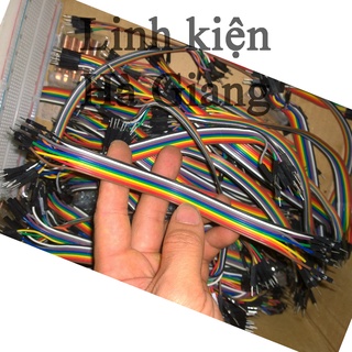 Bó 10 sợi dây cắm board test đực đực 20cm