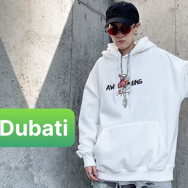 ÁO KHOÁC NỈ IN HỌA TIẾT KÌ LÂN, ÁO HOODIE NAM NỮ CHẤT NỈ SIÊU DÀY DẶN - DUBATI FASHION