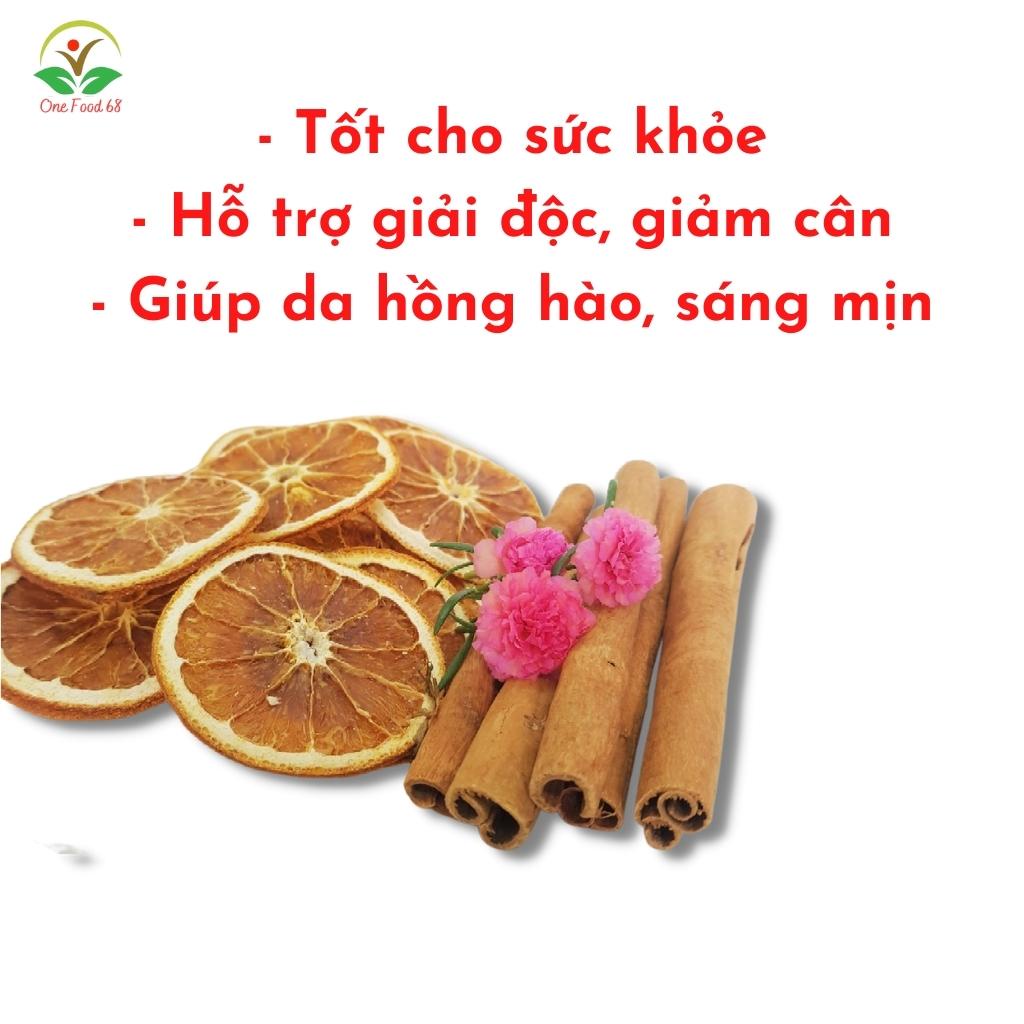 Trà Cam Quế Thảo Mộc Giảm Cân Thanh Nhiệt, Thanh Lọc Cơ Thể đẹp da, Giữ Vóc Dáng,Detox Giảm Cân OneFood68