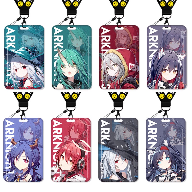 Arknights Card Holder Game Meal Card Student Bus Card Skadi Lanyard Cute Collection ID Holder Tomorrow's Ark New Name Card Cartoon Anime