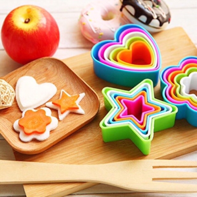 Cutter nhựa nhấn cookies các hình