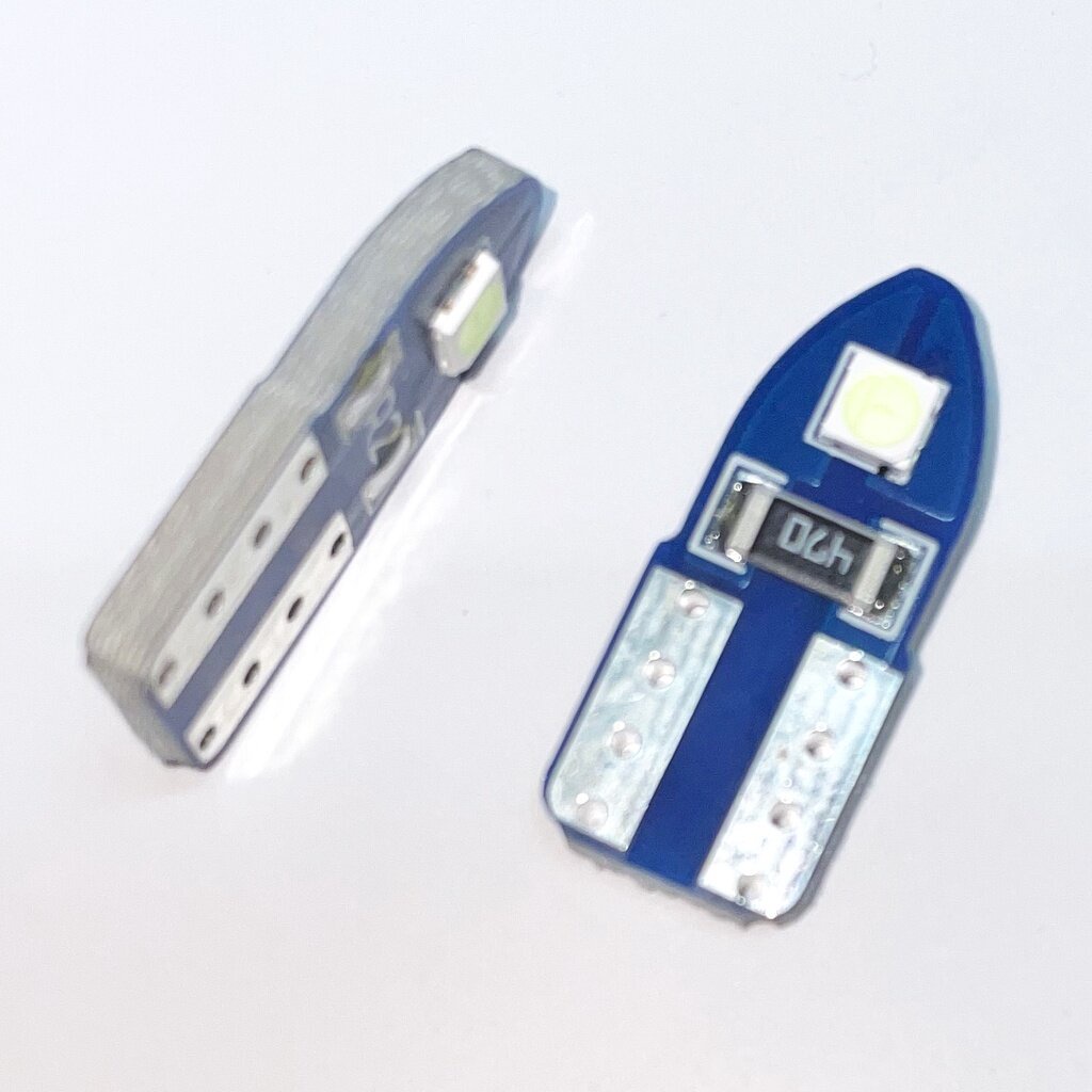 Set 10 đèn LED T10 194 W5W gắn biển số xe hơi