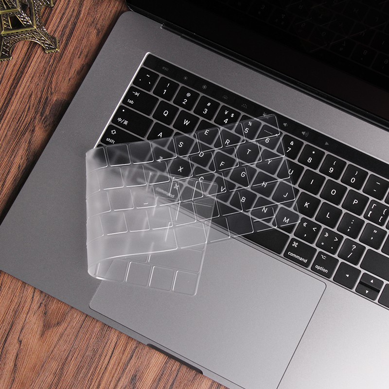 Lót phím trong suốt TPU bảo vệ bàn phím Macbook chống bụi bẩn, chống nước, không che đèn bàn phím