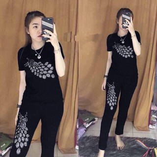 Đồ Bộ Nữ Mặc Nhà Chất Liệu Vải Thun Cotton