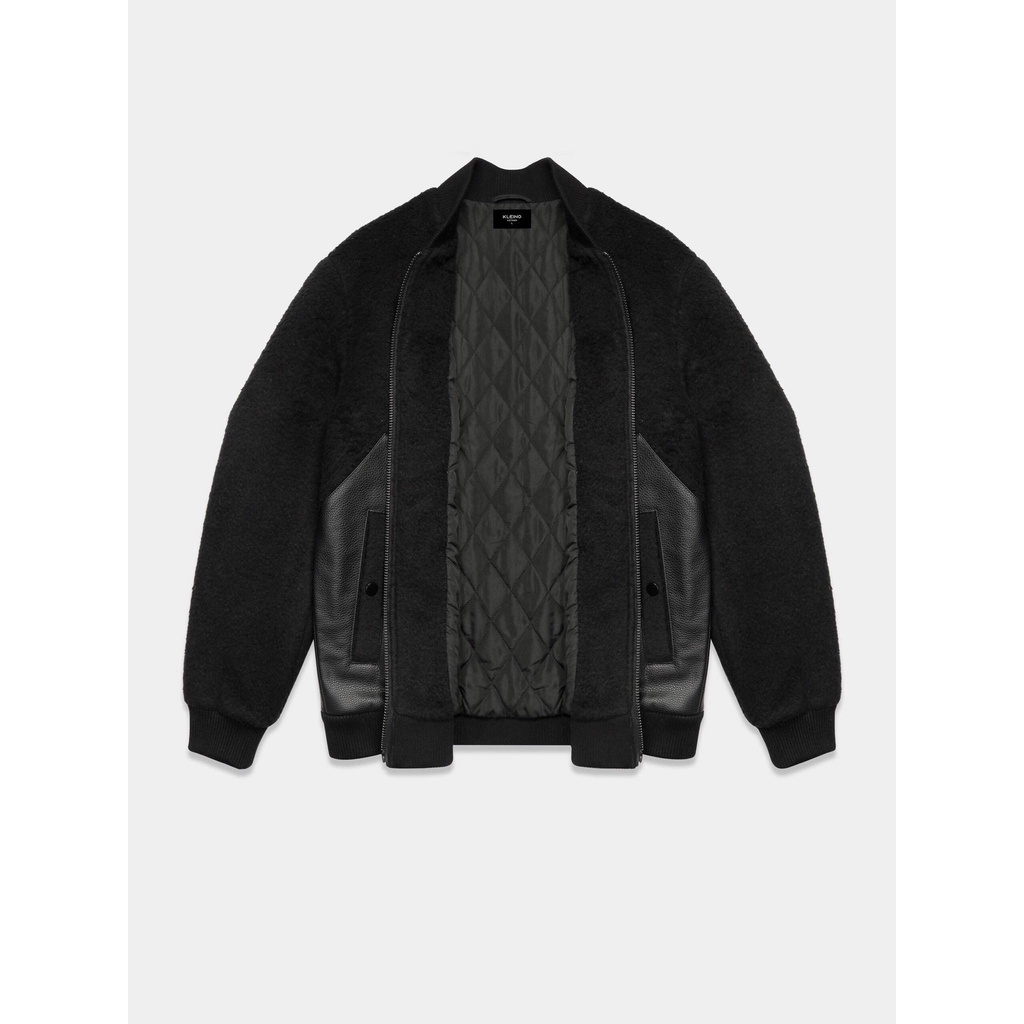 Áo khoác Leather Mix Jacket