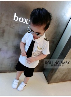 Set phi cơ trưởng cho bé trai