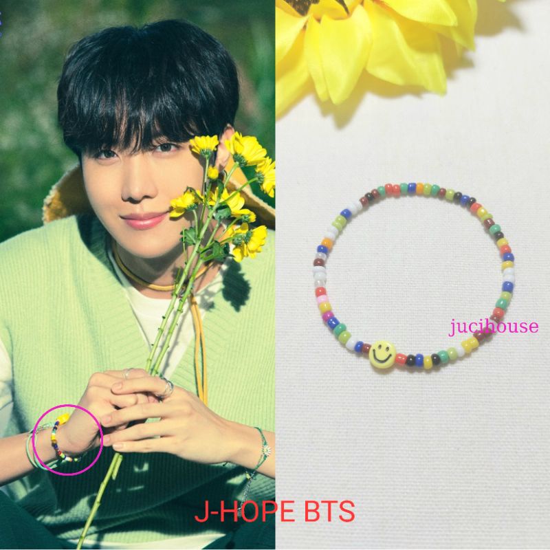 Vòng tay hạt cườm JHOPE BTS handmade #jucihouse