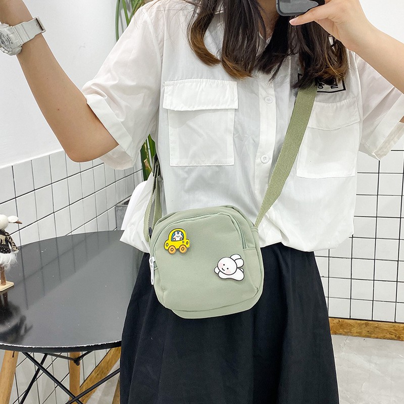Túi vải đựng đồ canvas đeo chéo thời trang giá rẻ TX590