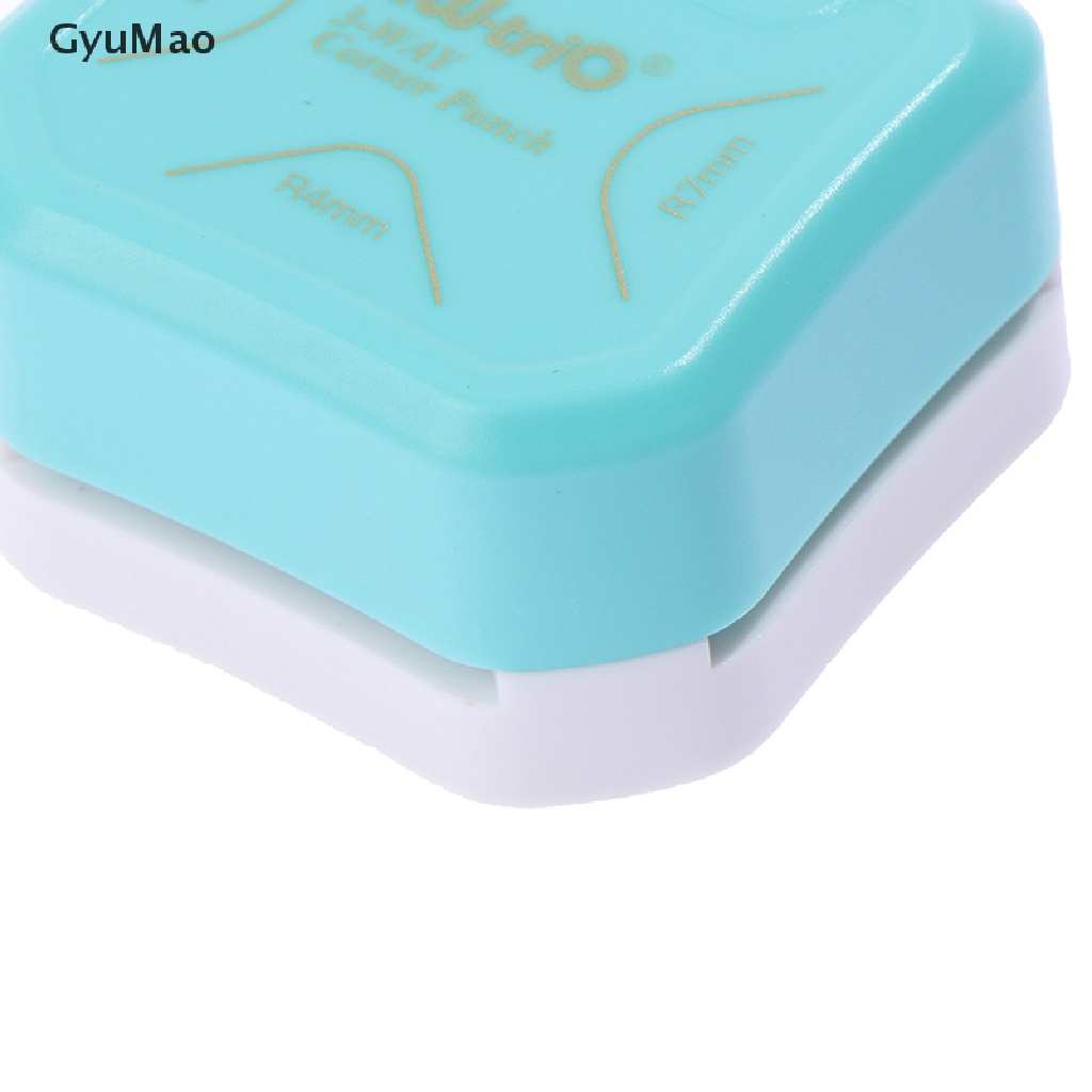[cxGYMO] 3 in 1 Corner Rounder Punch 3 Way Corner Cutter for Paper Craft Laminate DIY  HDY