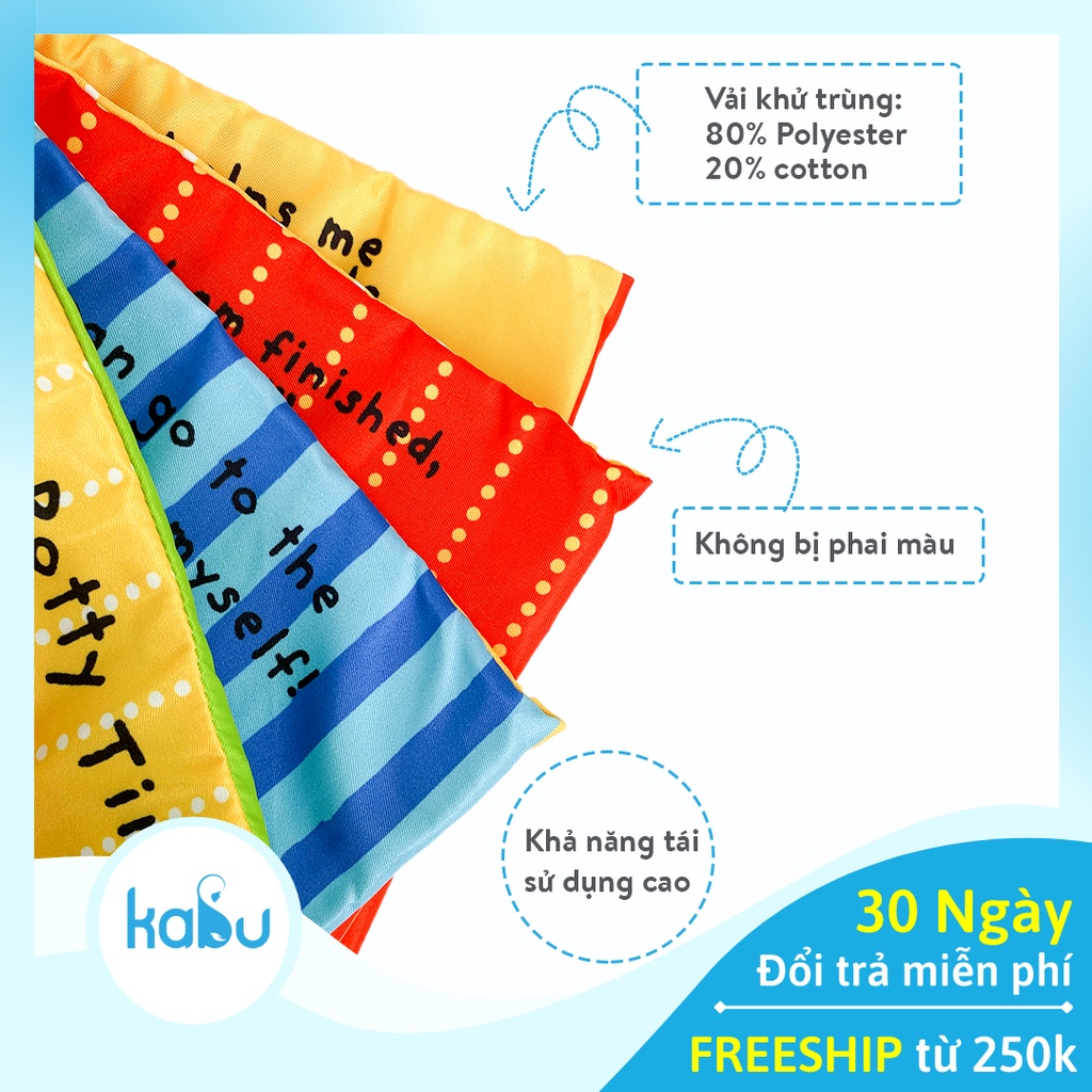 Sách Vải Tương Tác Jolly Baby Thực Hành Kỹ Năng 3D