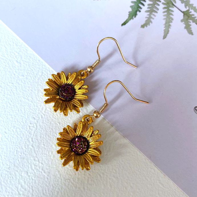 Bộ Khuyên Tai / Vòng Tay / Khuyên Tai Họa Tiết Bầu Trời Đầy Sao Nghệ Thuật Kiểu Tranh Van Gogh Lãng Mạn Tự Nhiên