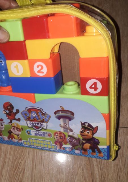 một bộ giỏ ráp hình đa năng chú chó Paw bằng nhựa có nhiều chi tiết rất đẹp