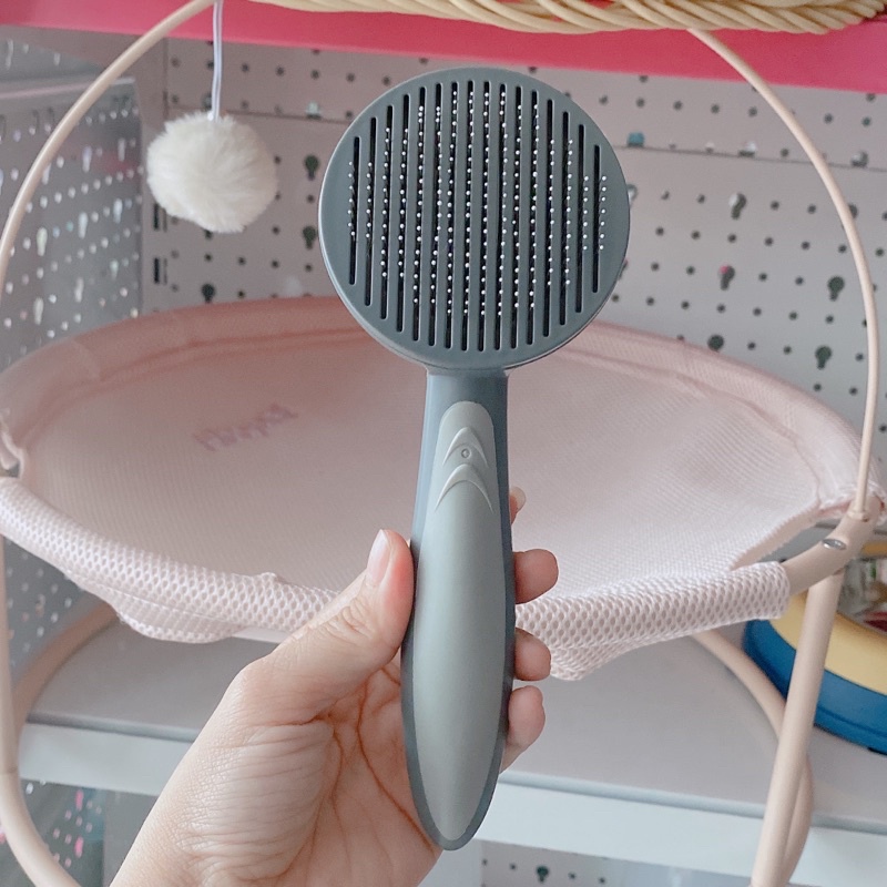 lược lấy lông cao cấp cho chó mèo PAKEWAY có nút bấm