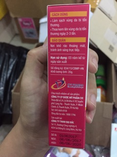Kem Em Bé rôm sảy cho bé 20gr