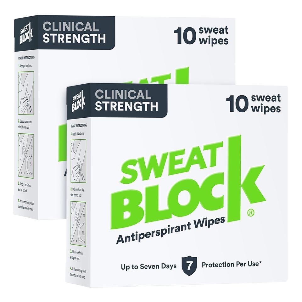 Combo 20 gói Sweatblock khử mùi hôi nách, ngăn đổ mồ hôi nách số 1 tại Mỹ