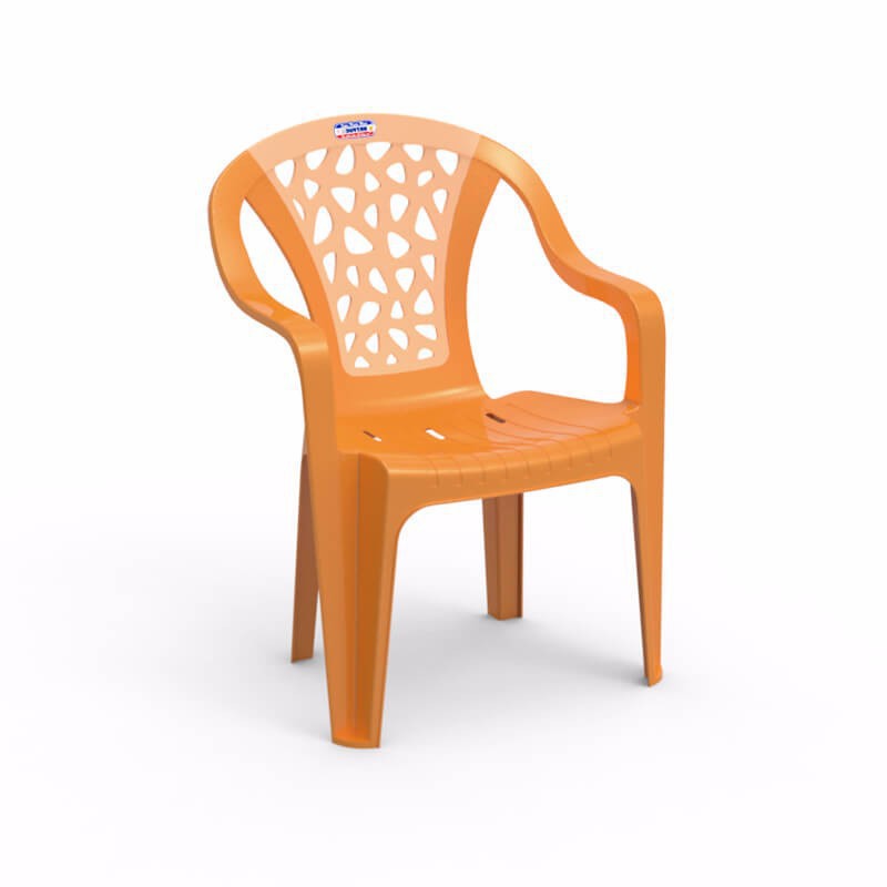 Ghế nhựa bành 2 màu Duy Tân lớn (Dương) -Kích thước: 49,3 x 45,3 x 68,3 cm