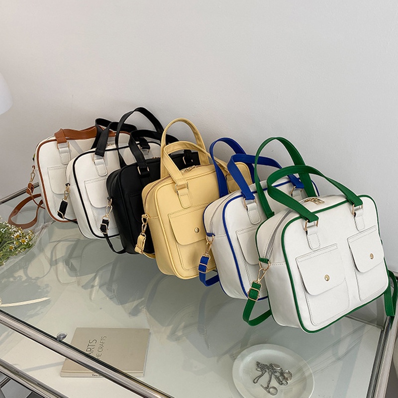 Túi đeo chéo IELGY cỡ lớn phong cách retro thời trang tùy chọn màu sắc dành cho nữ