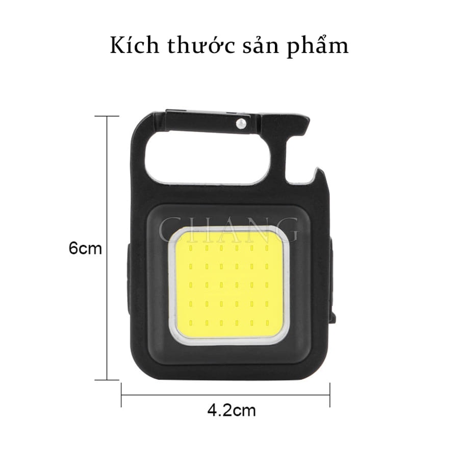 Đèn Led COD Mini Khẩn Cấp Đa Năng, Sạc USB Tích Hợp Mở Bia Và Móc Khóa Nhỏ Gọn Tiện Dụng