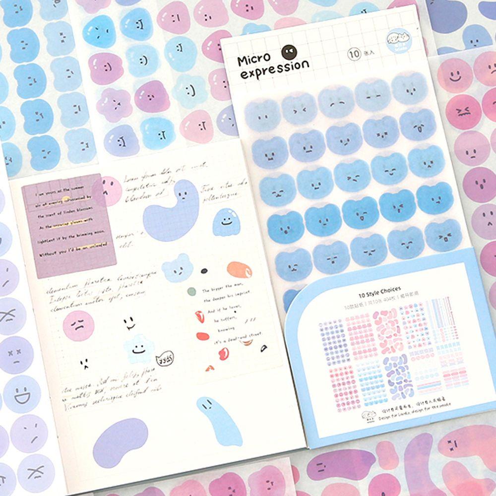 Nhãn Dán Trang Trí Nhật Ký / Điện Thoại / Album Ảnh Họa Tiết Hoạt Hình Dễ Thương