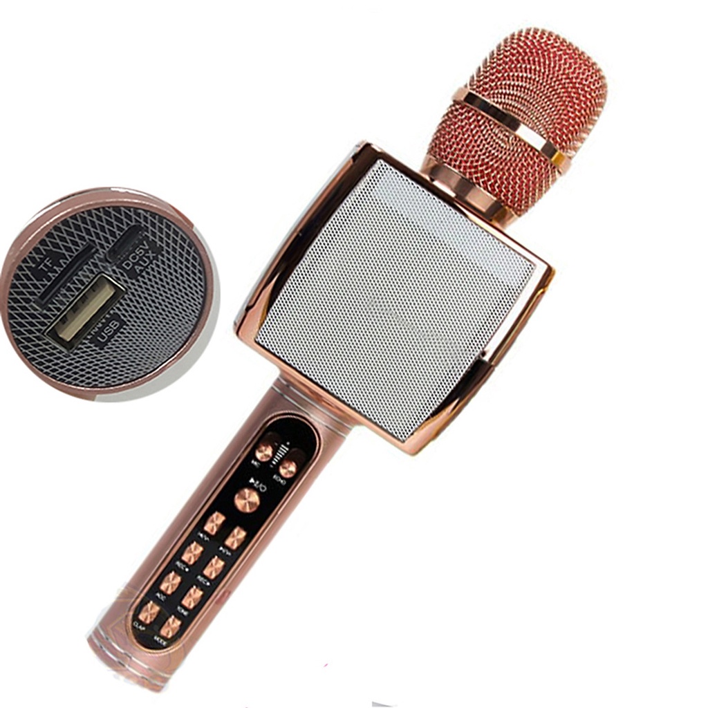 Micro Karaoke YS91 kiêm loa bluetooth, âm thanh hay, loa to - Micro karaoke bluetooth YS-91