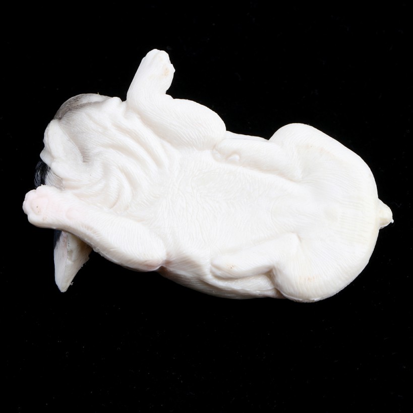 Mô Hình Chó Bull Đang Ngủ Sống Động Như Thật Phong Cách Nông Trại Hoang Dã